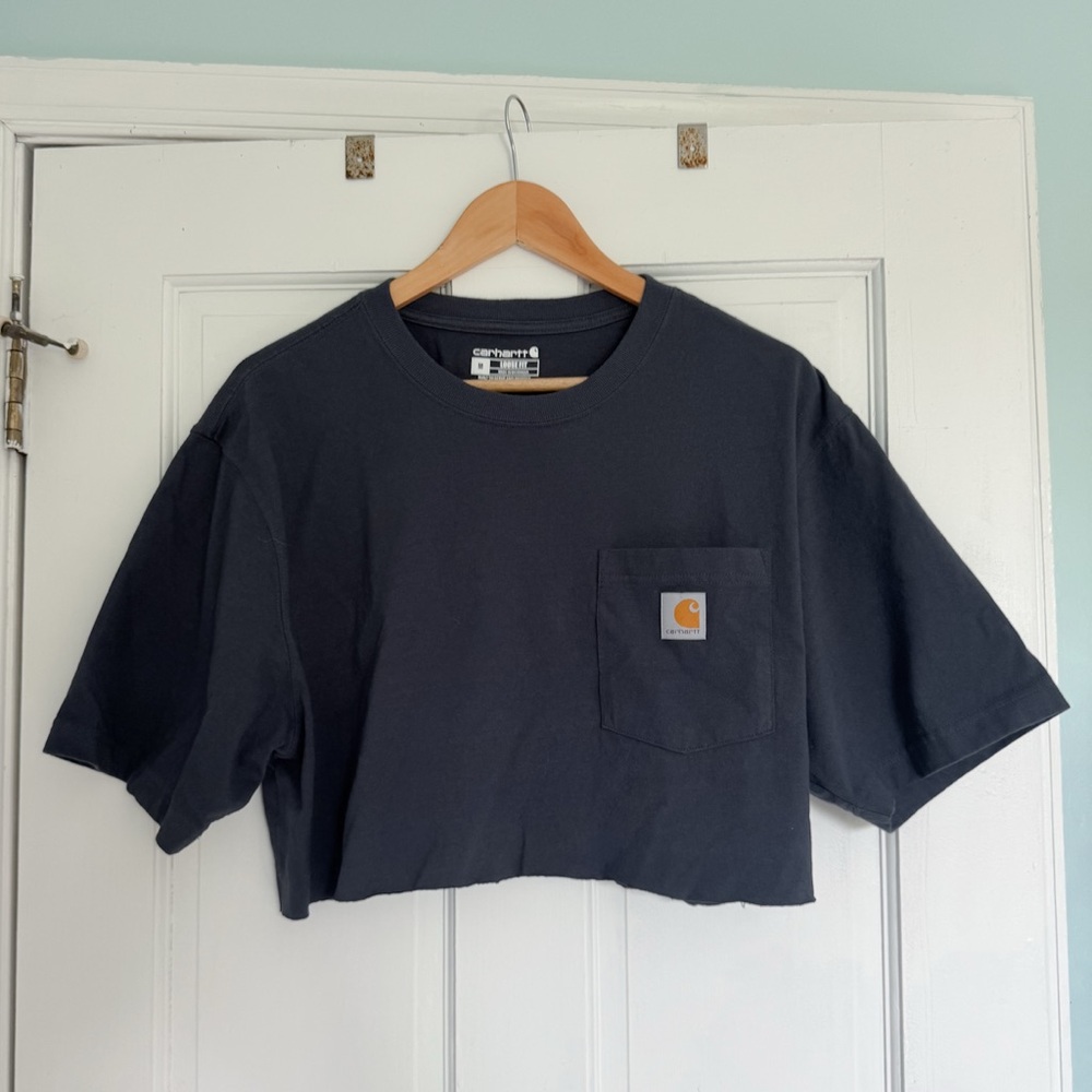 Carhartt Loose Fit Heavyweight Custom Cropped Tee Shirt